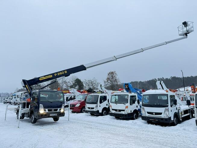 Nissan Cabstar Zwyżka Podnośnik Koszowy PALFINGER P260 B UDT + Pilot Wysokość Podnoszenia 26m (Multi