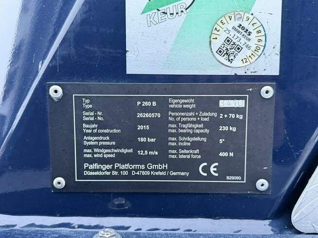 Nissan Cabstar Zwyżka Podnośnik Koszowy PALFINGER P260 B UDT + Pilot Wysokość Podnoszenia 26m (Multi