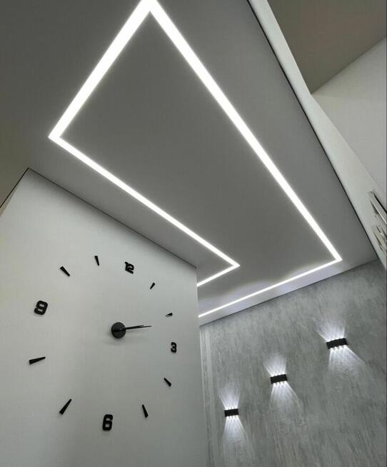Sufity napinane, LED oswietlenie, podwieszany
