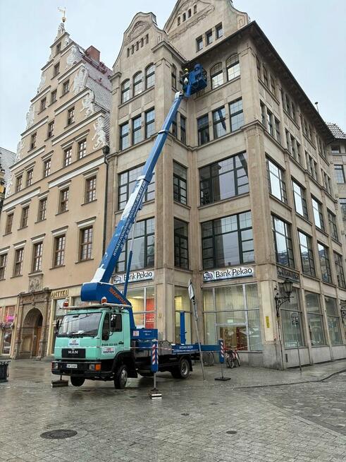 Usługi Szafran – Podnośnik Koszowy Trzebnica – Zasięg do 35m