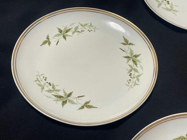 PRL stare talerze deserowe talerz Lubiana