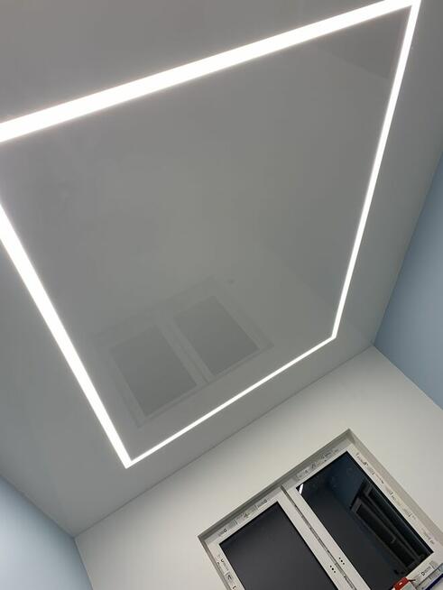 Sufity napinane , sufit , montaż , sufity podwieszane, LED