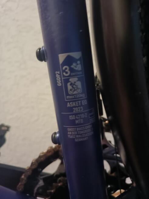 GHOST Asket EQ XL – Sora 2×9, gravel/trekking, dark purple