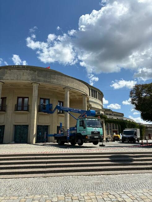 Zwyżka Oława – Podnośniki do 35 metrów – Usługi Szafran