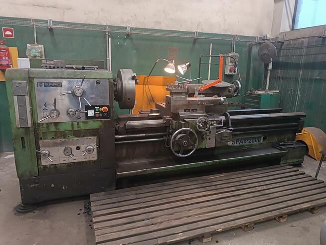 Tokarka SARO SPA8-2000 z uchwytem tokarskim 500 3-szczękowym