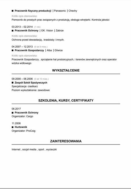 MĘŻCZYZNA SZUKA PILNIE PRACY