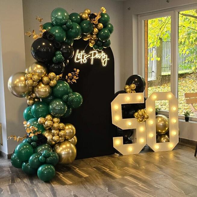 Dekoracje balonowe, girlandy, kwiaty giganty, balony z helem