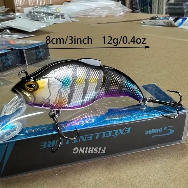 Wobler 10 cm 18 g 2x kotwica 4 wzory