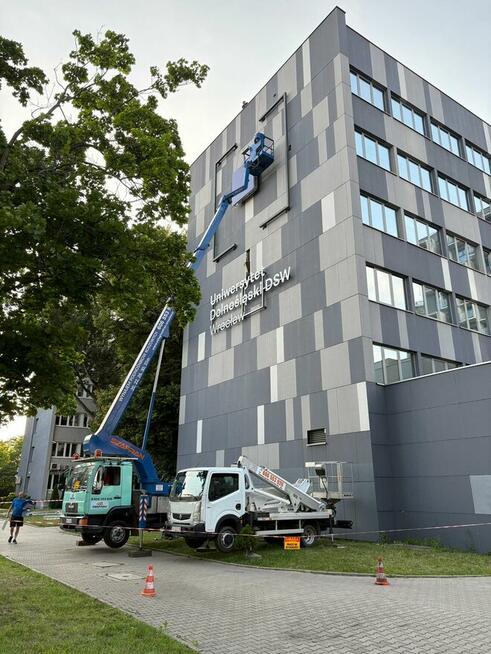 Podnośnik Koszowy Długołęka – Wynajem Zwyżki 20m-35m