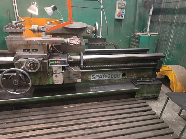 Tokarka SARO SPA8-2000 z uchwytem tokarskim 500 3-szczękowym