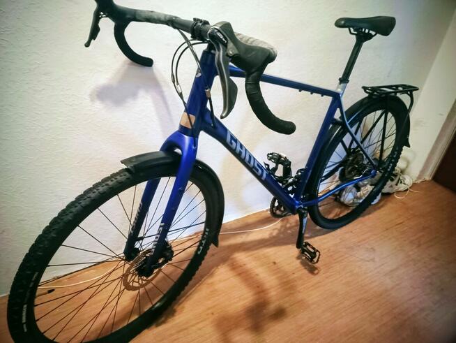 GHOST Asket EQ XL – Sora 2×9, gravel/trekking, dark purple