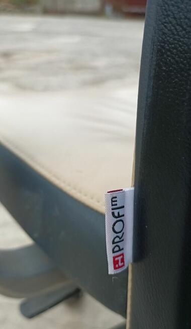 Fotel gabinetowy PROFIM 12SL,używany, skóra, FAKTURA VAT