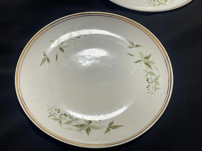 PRL stare talerze deserowe talerz Lubiana