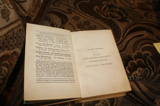 KSIĄŻKA niemiecka 1916 rok