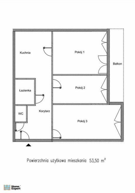 3pok, 54met, ok. Uniwersytetu Ekonomicznego BALKON (Wrocław)