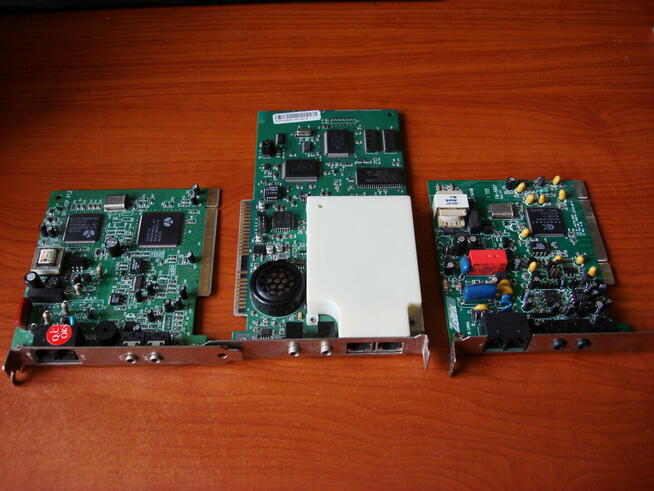 Modem telefoniczny Dial-Up 3COM ISA. Komputer vintage retro