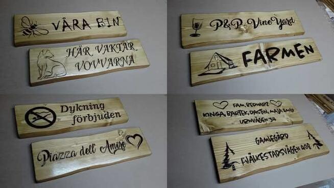 Grawer wypalanie na drewnie szyld ozdobny tablica reklamowa