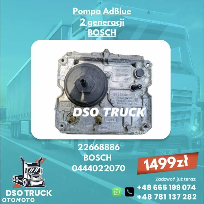 Pompa Adblue Modul 22668886 BOSCH 0444022070 VOLVO RENAULT D