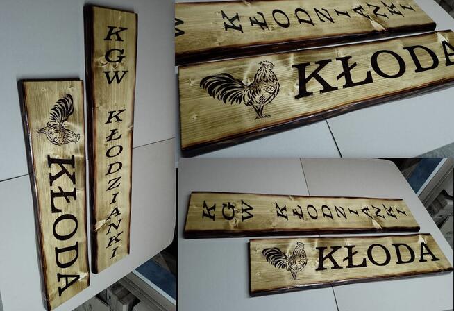 Tablica ozdobna na dom z drewna altankę grawer wypalanie des