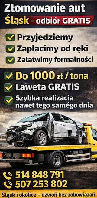 Złomowanie aut Tychy – skup aut powypadkowych Śląsk