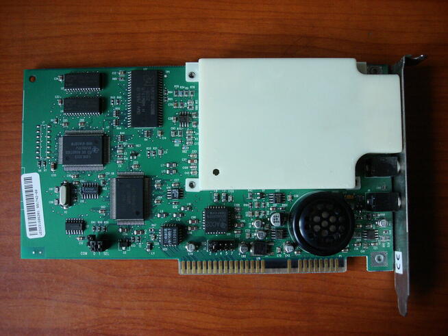 Modem telefoniczny Dial-Up 3COM ISA. Komputer vintage retro