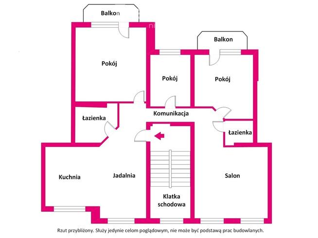 1 piętro, 111 m² – 2 mieszkania w jednym Okopowa
