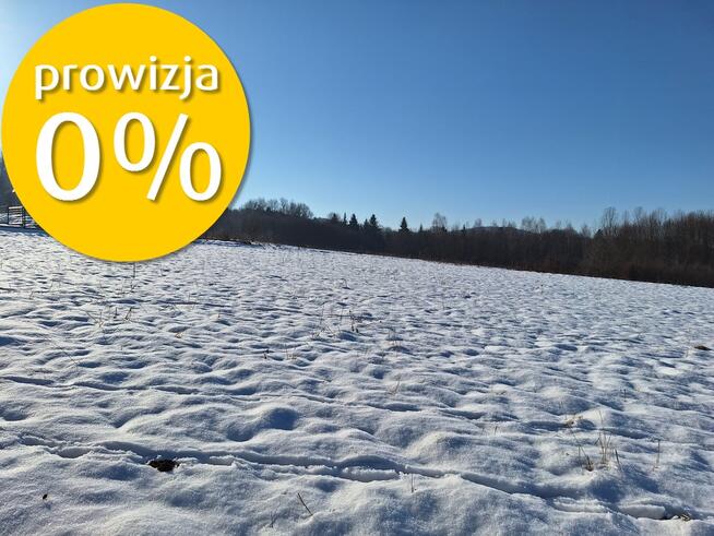Budowlana działka 3550 m2 Budzów-idealna pod dom