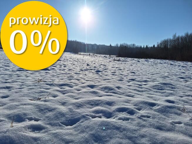 Budowlana działka 3550 m2 Budzów-idealna pod dom