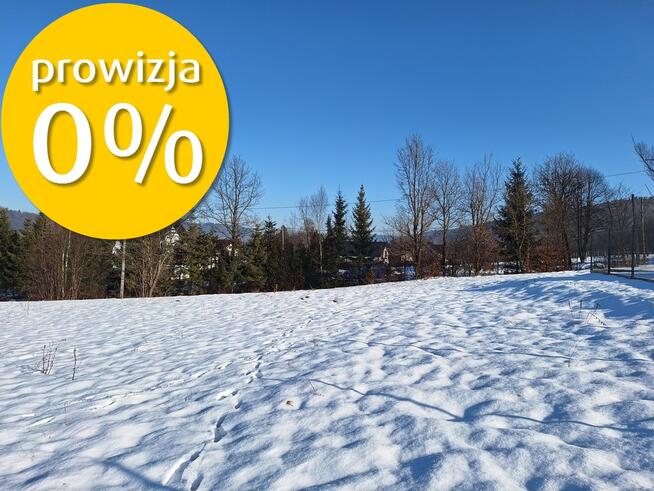 Budowlana działka 3550 m2 Budzów-idealna pod dom