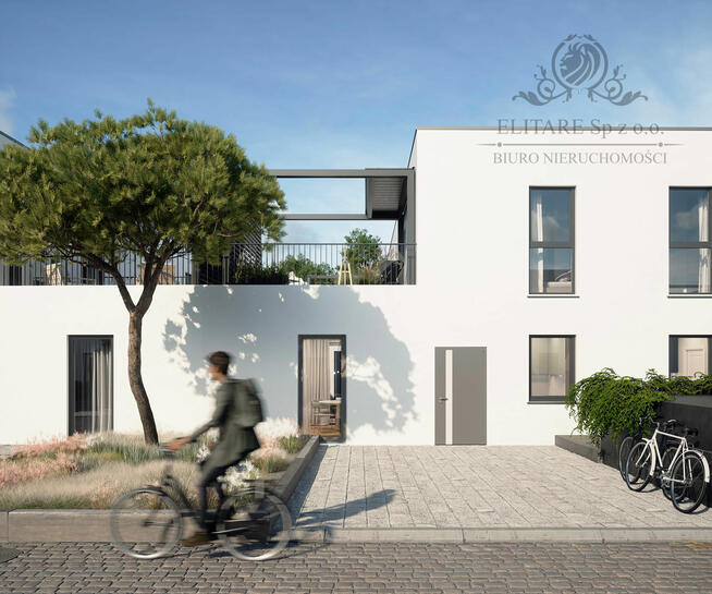 Mieszkanie Atrialne 82,49m2 +ogród 17,01m2 + taras 21,95m2 + mp/ Jagodno