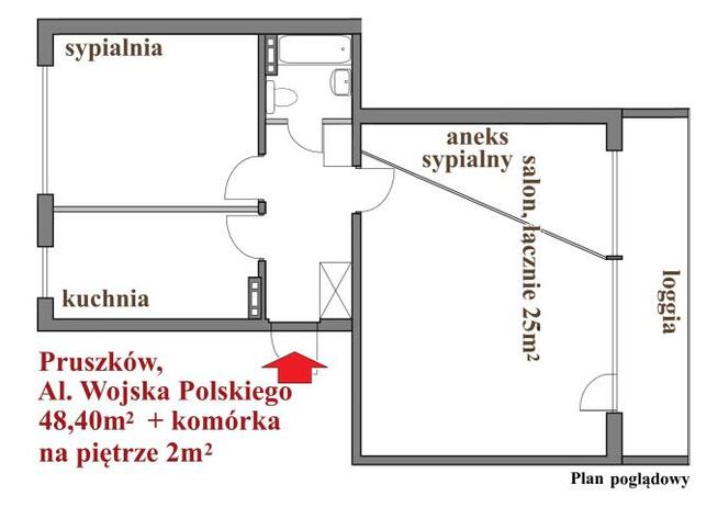 Mieszkanie Pruszków, al. Wojska Polskiego