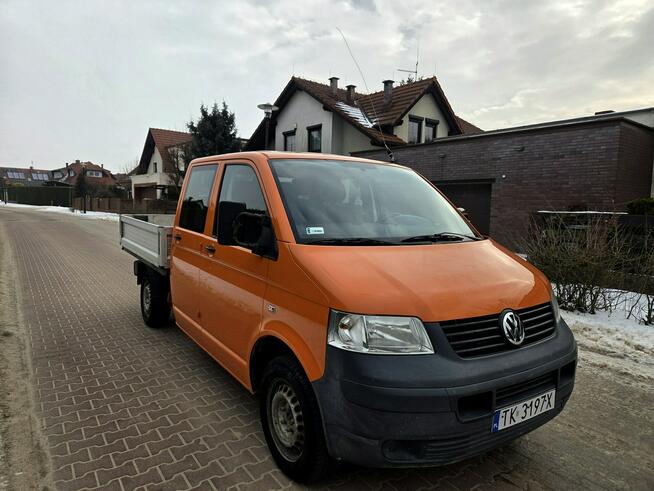Volkswagen Transporter T5 DOKA 1.9TDI 102KM 2008r Klima, HAK