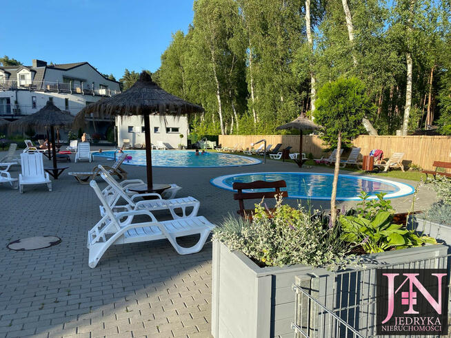 Całoroczny apartament 56,12m2 nad morzem parter z ogrodem i basenem Pobierowo