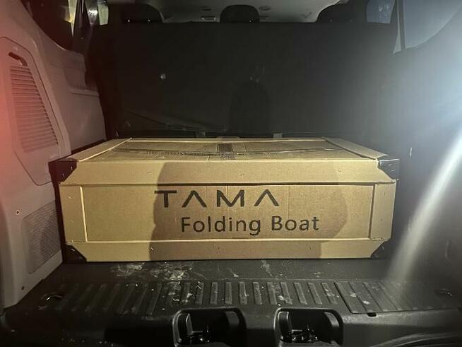 Łódka Łódź Wędkarska Składana Wiosłowa Motorowa Silnik Elekt