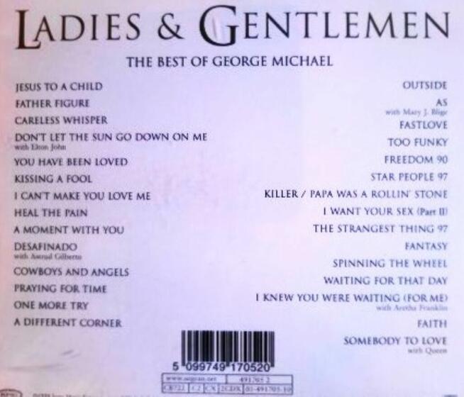 Sprzedam 2 XCD Georgie Michael Ladies and Gentelmen
