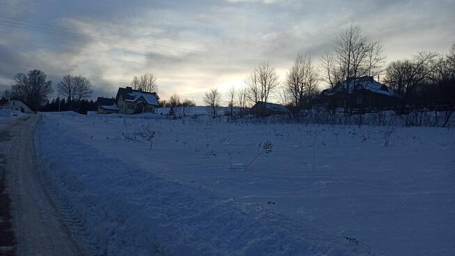 Działka 15 arów z pozwoleniem na budowę i projektem