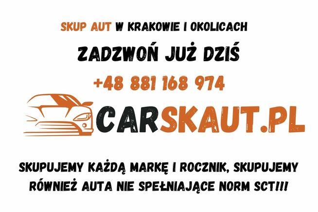 TEL 881-168-974 SKUP AUT KAŻDY STAN BEZ MARUDZENIA KRAKÓW
