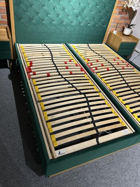 Łóżko kontynentalne 180x200 + 2 stoliki nocne