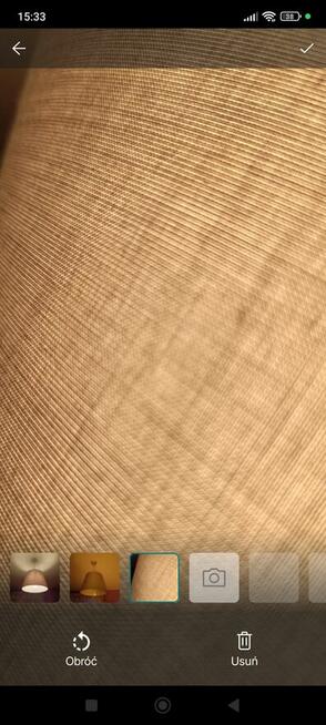 Szara lampa abażur stożek