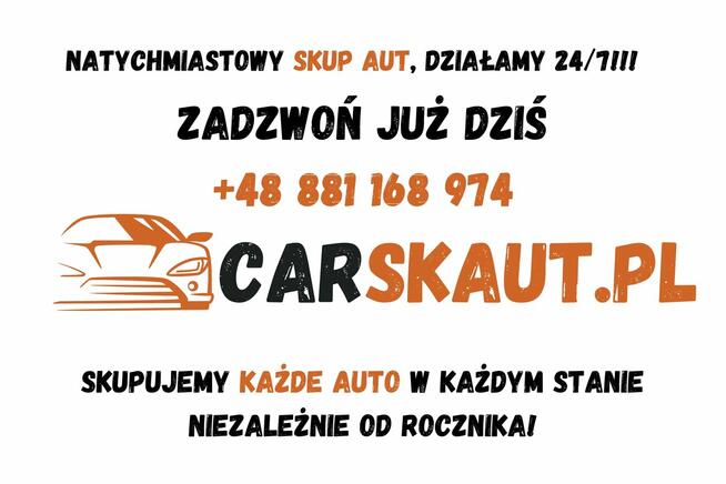 TEL 881 168 974 - BŁYSKAWICZNY SKUP SAMOCHODÓW 24/7 KRAKÓW