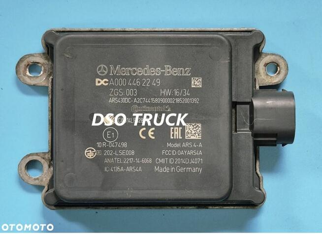 Radar distronic czujnik modul A0004462249 Mercedes MP4