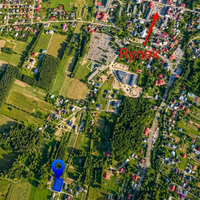 Działka 15 arów z pozwoleniem na budowę i projektem