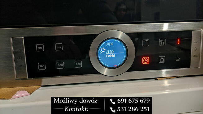 Kuchenka mikrofalowa do zabudowy Bosch - 21 litrów | 900 W