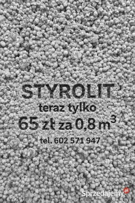 granulat styropianowy Styrolit konglomerat 0.8 m3