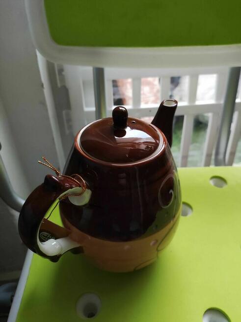 Czajnik z Porcelany Ręcznie malowany imbryk do herbaty kawy