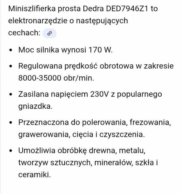 Szlifierka wielofunkcyjna Dedra