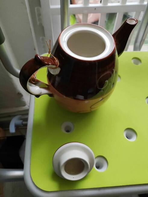 Czajnik z Porcelany Ręcznie malowany imbryk do herbaty kawy
