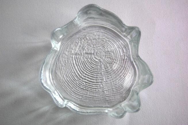 Kryształ miska pień drzewa vintage design B. Edenfalk Skruf