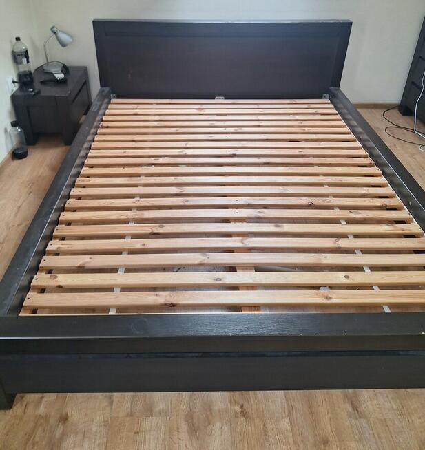 Łóżko 160x200 wenge+2szafki