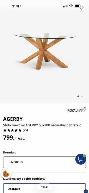 Sprzedam stol do jadalni plus 6 krzesel i stolik kawowy